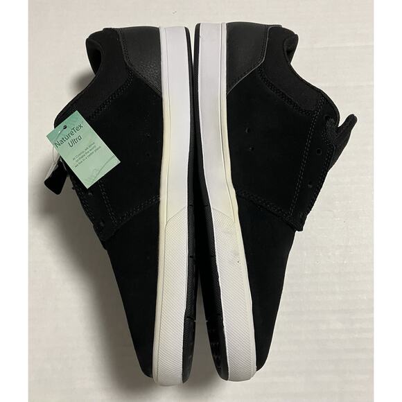 Mens DC Skateboard Shoes Crisis 2 Black White US 11.5 Discolored Rubber NWT - Picture 3 of 10